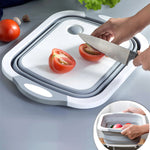Charger l&#39;image dans la galerie, Planche à découper pliante multifonctionnelle pour légumes, fruits et légumes 3 en 1
