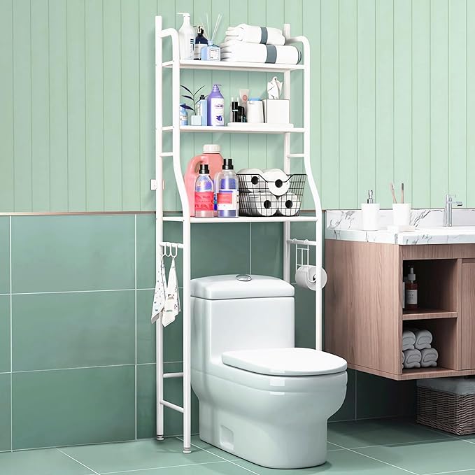 Étagère de salle de bain pour toilettes