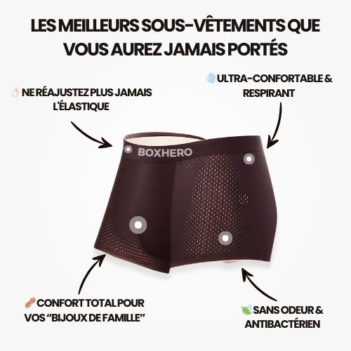BoxHero™ - Boxer en Fibre de Bambou Ultra-Confort (3 pièces + 1 gratuit)
