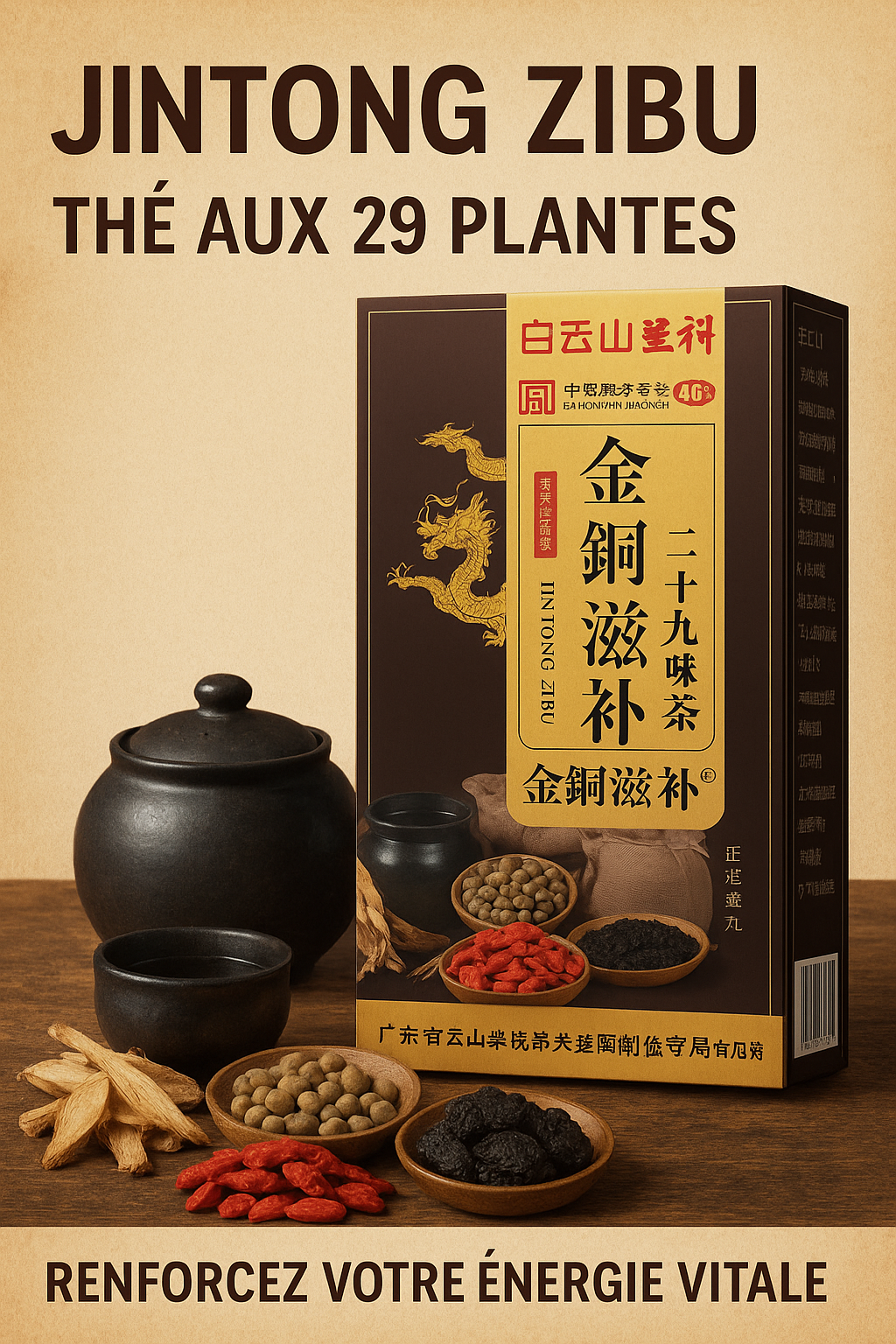 Retrouve ta puissance, protège tes reins et dis adieu à l’éjaculation précoce.