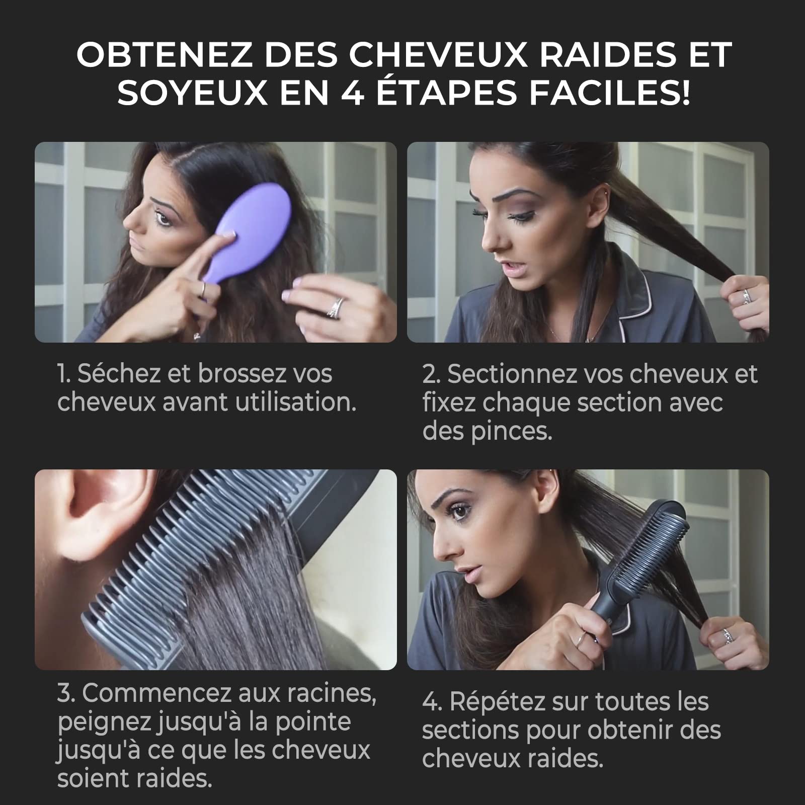 Brosse Lissante de cheveux