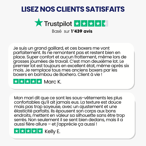 BoxHero™ - Boxer en Fibre de Bambou Ultra-Confort (3 pièces + 1 gratuit)